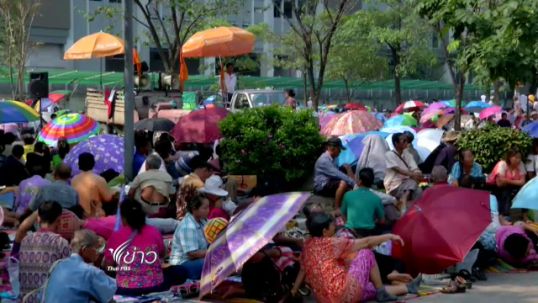 เครือข่ายเกษตรกรชุมนุมร้องโอนหนี้ไปกองทุนฟื้นฟูและพัฒนาเกษตรกร