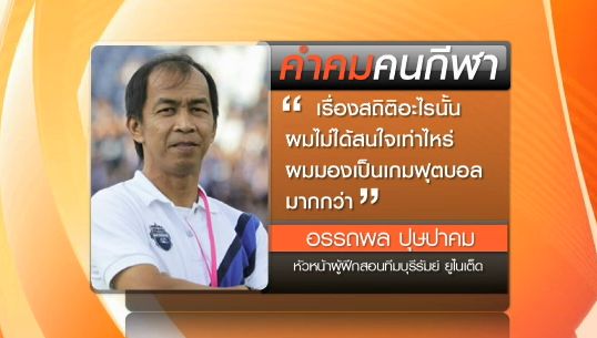  คำคมของ "อรรถพล ปุษปาคม" หัวหน้าผู้ฝึกสอนทีม บุรีรัมย์ ยูไนเต็ด
