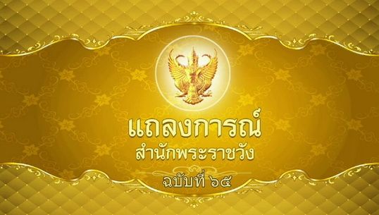 แถลงการณ์ฉบับที่ 65 แพทย์ขอให้ในหลวงทรงงดพระราชกิจ 