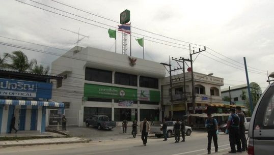 ตร.เร่งติดตามคนร้ายปล้นรถขนเงิน ธ.กสิกรไทย จ.ปัตตานี