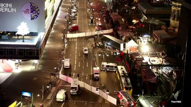 เยอรมนีเผยภาพสะเทือนขวัญเหตุรถบรรทุกชนคนในตลาดคริสต์มาส