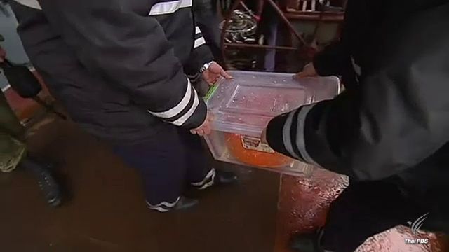 รัสเซียเก็บกู้กล่องดำที่ 2 ของเครื่องบินกองทัพตกในทะเลดำ