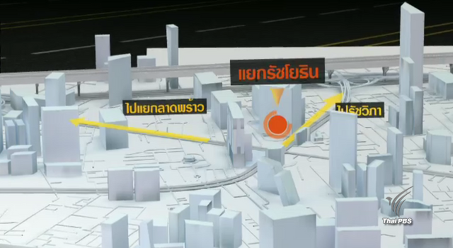 เปลี่ยนช่องจราจร ถ.พหลโยธิน ขาเข้า เพื่อตอกเสาเข็มสร้างสะพานข้ามแยกเกษตร พรุ่งนี้ 