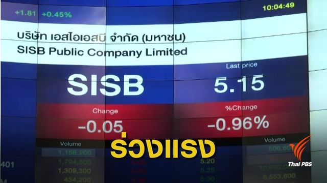 ราคาปิดตลาดหุ้นโรงเรียนนานาชาติ SISB วันแรก ต่ำกว่าราคาจอง 