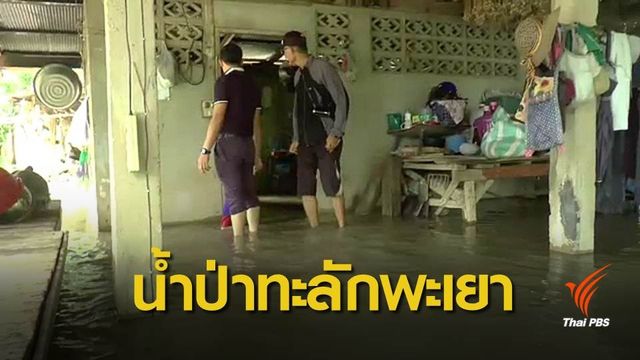 น้ำป่าหลากท่วม 4 หมู่บ้านดอกคำใต้ 