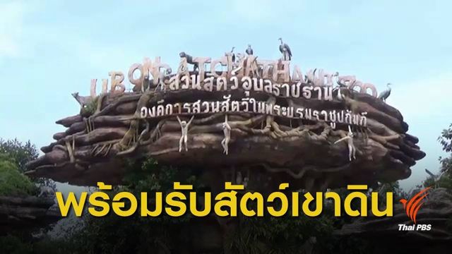 สวนสัตว์อุบลฯ เตรียมพื้นที่รับสัตว์หายากจากเขาดิน