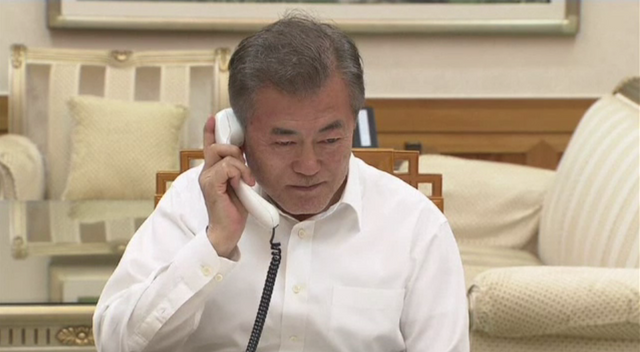 ผู้นำเกาหลีใต้หารือประธานาธิดีโดนัลด์ ทรัมป์