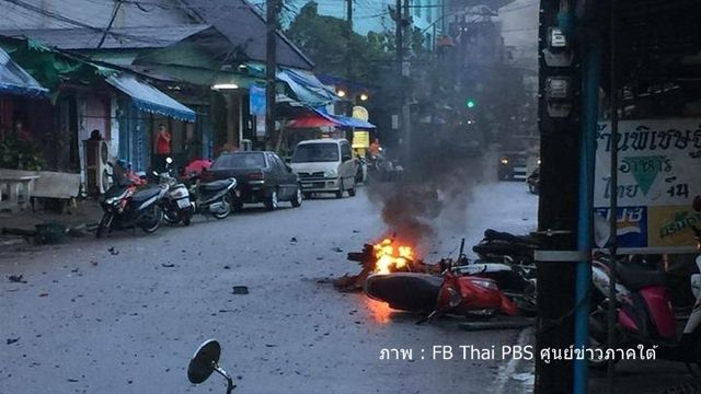  เกิดเหตุระเบิดหลายจุดใน อ.สุไหงโก-ลก เบื้องต้นเจ็บ 2 
