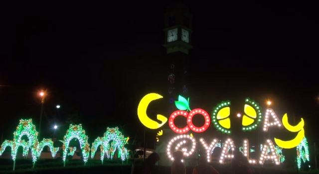 "เทศบาลยะลา" ประดับแสงสีเสียงหอนาฬิกาแลนด์มาร์กใหม่กลางเมือง