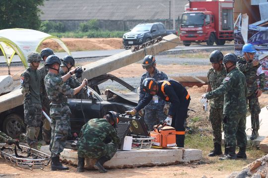 ฝึกซ้อมเสมือนจริง "ช่วยชีวิต" ผู้ประสบภัยแผ่นดินไหว