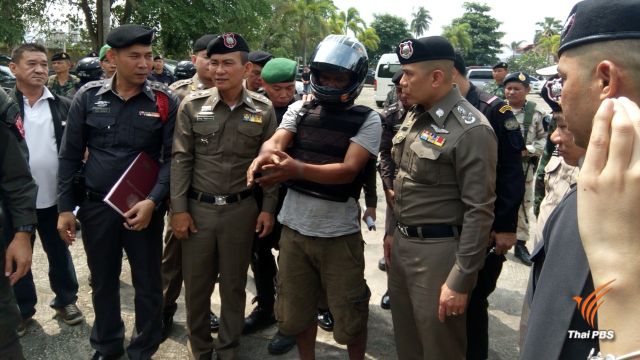 คุมตัวผู้ต้องหาทำแผนฯ ร่วมฆ่าเจ้าของตลาดสายันต์ 