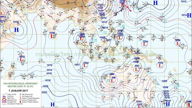 กรมอุตุฯ เตือน 13 จังหวัดภาคใต้ฝนตกหนัก ระวังน้ำป่าไหลหลาก