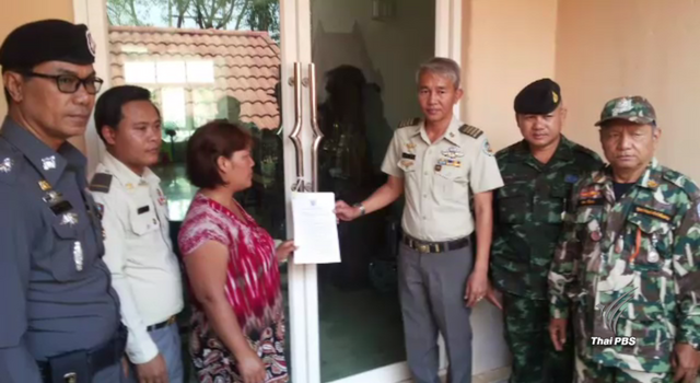 ปิดประกาศรื้อถอนบ้าน "จุมพล" รุกป่าทับลาน