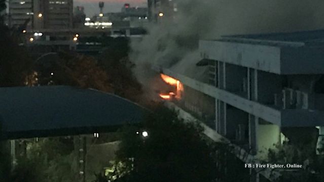 ไฟไหม้ การประปาส่วนภูมิภาค ถ.แจ้งวัฒนะ  - ควบคุมเพลิงได้แล้ว