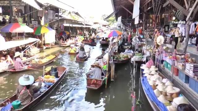 ร้องตรวจสอบเรือนำเที่ยวตลาดน้ำดำเนินสะดวก หลังถูกเก็บค่าบริการ ชม.ละ 4,500 บ.