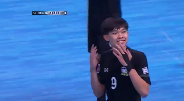 ฟุตซอลไทย รุ่น 20 ปี ถล่ม บาห์เรน 4-0 ศึกชิงแชมป์เอเชีย 