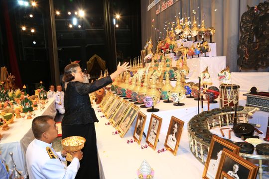 "สมเด็จพระเทพฯ" ทรงเป็นประธานพิธีไหว้ครูการแสดงมหรสพพระราชพิธีถวายพระเพลิงพระบรมศพ ร.9