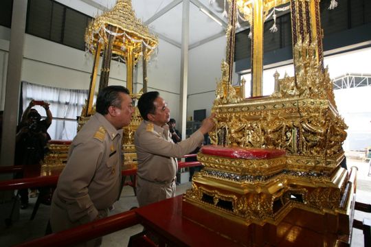 อัญเชิญพระที่นั่งราเชนทรยาน เตรียมทำพิธีบวงสรวง 21 ก.ย. 