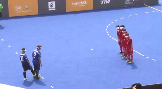 ทีมฟุตบอลตาบอด 5 คนไทย เข้าชิงเหรียญทอง อาเซียน พาราเกมส์