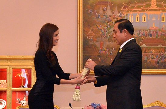 "ปู-ไปรยา" ทูตสันถวไมตรี UNHCR พบนายกรัฐมนตรี 