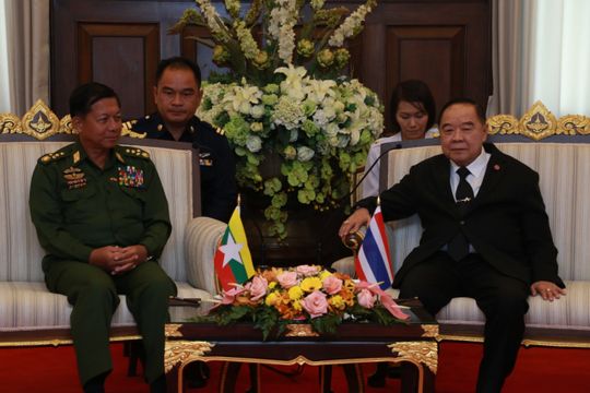ผบ.ทสส.เมียนมาขอบคุณไทย ร่วมมือแก้ปัญหาชายแดน 