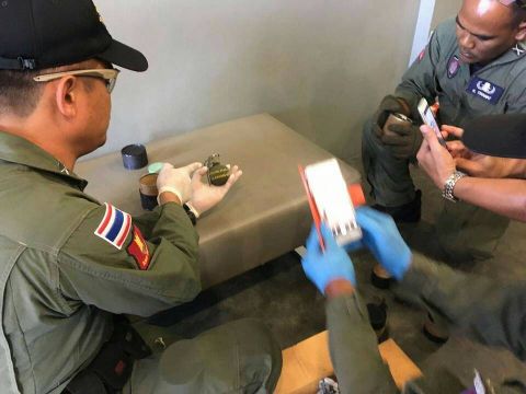 พบวัตถุต้องสงสัยคล้ายระเบิด 4 ลูกในกล่องพัสดุไปรษณีย์ ปลายทาง จ.ชลบุรี แต่ถูกตีกลับ