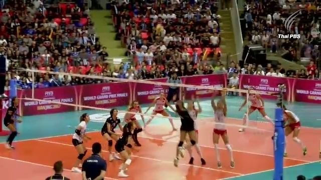 สาวไทย ชนะ ตุรกี 3 เซตรวด ศึกเวิลด์กรังด์ปรีซ์ 2017
