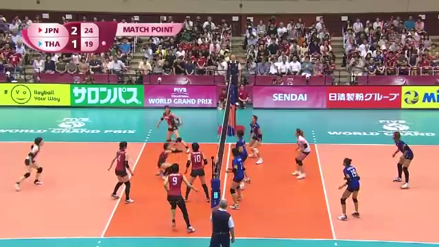 ทีมนักตบลูกยางสาวไทย แพ้ญี่ปุ่น 1-3 เซต