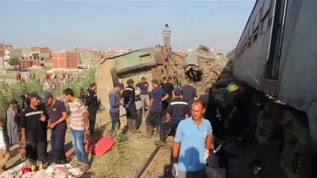 อุบัติเหตุรถไฟชนกันใน "อียิปต์" เสียชีวิต 36 คน