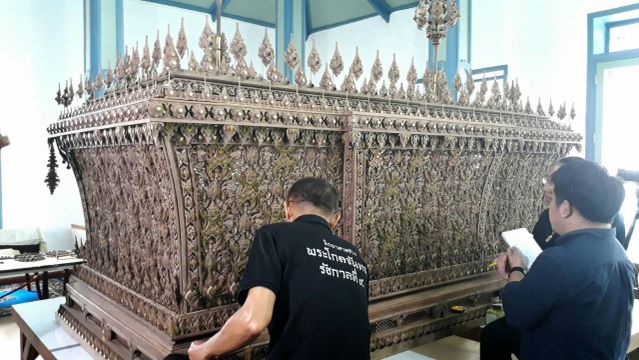 กรมศิลปากรเผย "พระโกศจันทน์" คืบหน้าร้อยละ 80 