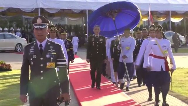 สมเด็จพระเจ้าอยู่หัว เสด็จฯทรงเปิดอ่างเก็บน้ำนฤบดินทรจินดา 