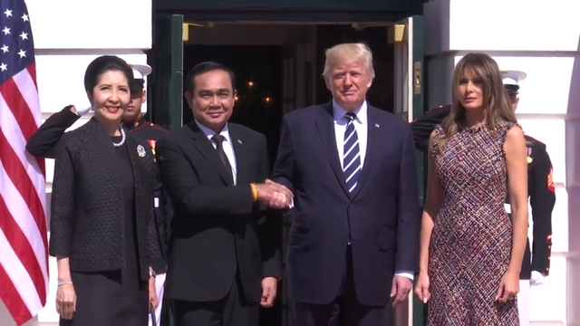 "พล.อ.ประยุทธ์" หารือความมั่นคง-การค้าการลงทุน "โดนัลด์ ทรัมป์"