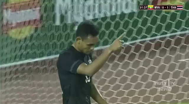 ทีมชาติไทยบุกชนะเมียนมา 3-1 ฟุตบอลอุ่นเครื่องฟีฟ่าเดย์