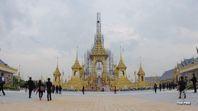 "พล.อ.ธนะศักดิ์" ตรวจอุปกรณ์ยกพระนพปฎลมหาเศวตฉัตรยอดพระเมรุมาศ