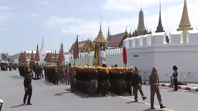  ซ้อมริ้วขบวนพระบรมราชอิสริยยศ ขบวนที่ 4-6 เป็นไปอย่างสมพระเกียรติ
