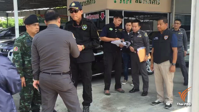 "บก.ปทส.-พยัคฆ์ไพร"บุกค้นเต้นท์รถ ขยายผลดัดแปลงขนไม้พะยูง