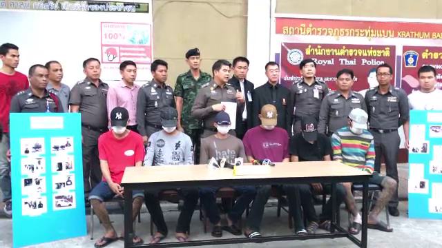รวบแล้ว 6 วัยรุ่น ทำร้ายคู่อริใน รพ.กระทุ่มแบน