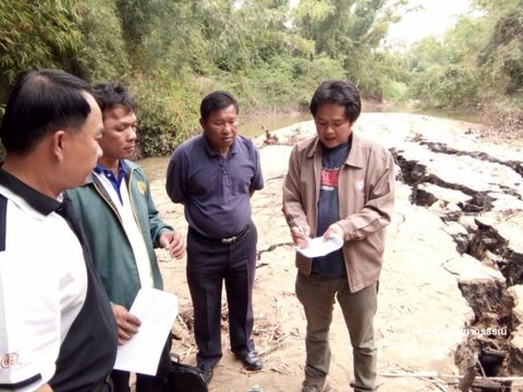  สรุป "ดินผุด"กลางลำน้ำพุง-สาเหตุตลิ่งทรุดจากแรงดันน้ำใต้ดิน