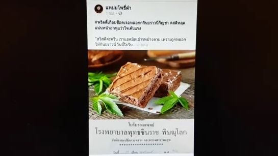ผู้ว่าฯสุโขทัยสั่งตรวจสอบที่มาขนมบราวนี่ผสมกัญชา
