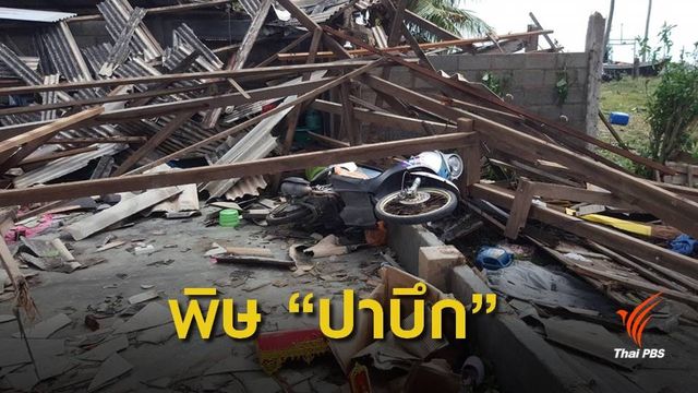 ปภ.สรุปพิษ "ปาบึก"ถล่ม 8 จังหวัดภาคใต้บ้านพังเกือบ 2 พันหลัง 