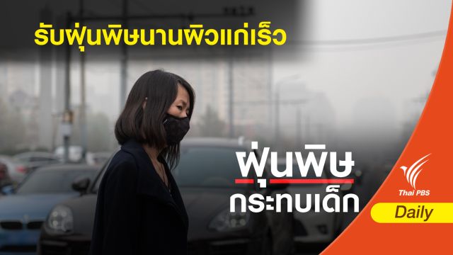 เตือน! รับฝุ่นพิษนานทำลายเซลล์ผิวหนัง สร้างริ้วรอย-จุดด่างดำ