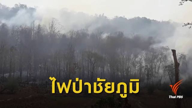 ไฟไหม้ป่าอุทยานแห่งชาติไทรทอง เสียหาย 5,000 ไร่
