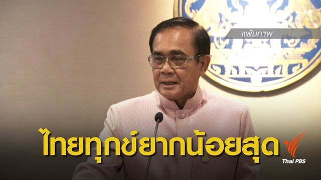 นายกฯ พอใจไทยรั้งอันดับ 1 ประเทศที่มีความทุกข์ยากน้อยที่สุด