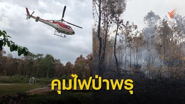 เร่งผันน้ำเข้าป่าพรุควนเคร็ง ป้องกันไฟไหม้ซ้ำ