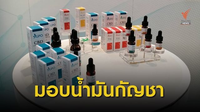 รับมอบ น้ำมันกัญชา จีพีโอ เมดิคัลเกรด ล็อตแรก 