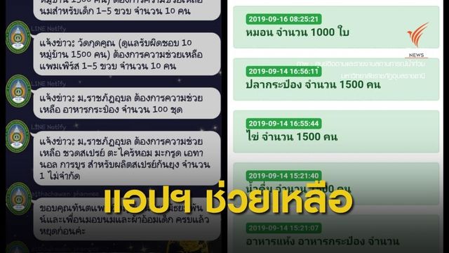 มรภ.อุบลฯ ปักหมุดขอความช่วยเหลือผ่าน "SaveUbon Web App" 