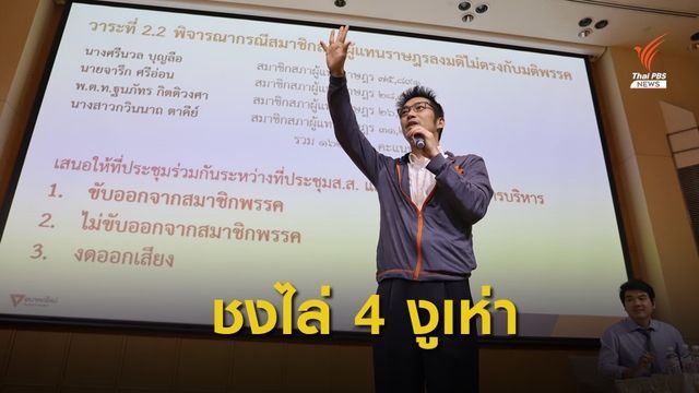 ด่วน! อนาคตใหม่ มีมติ 250 ต่อ 5 ขับ 4 ส.ส.โหวตสวนมติพรรค