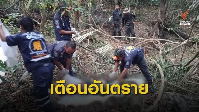 พบศพชายหายตัวเข้าป่า​ 3​ วัน คาดถูกช้างป่าทำร้าย