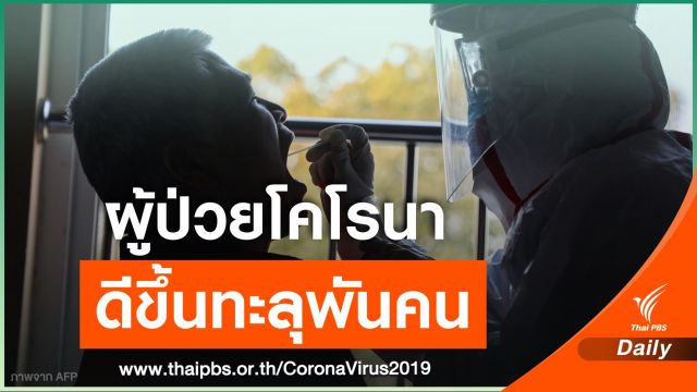 ผู้ติดเชื้อโคโรนาทั่วโลกอาการดีขึ้นทะลุ 1,000 คน