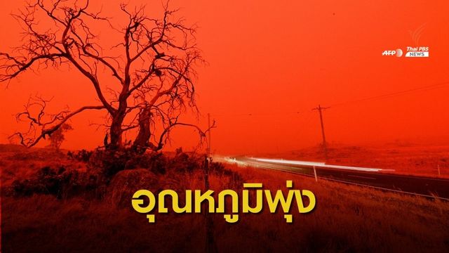 พิษไฟป่า! กรมอุตุฯ เตือนออสเตรเลียอุณหภูมิพุ่งถึง 40 องศาฯ 